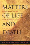 Cover: Matters of Life and Death - Princeton University Press
