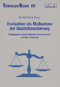Cover: Evaluation als Ma&szlig;nahme der Qualit&auml;tssicherung - dgvt-Verlag