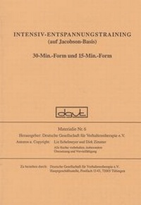 Enlarge image Cover: Intensiv-Entspannungstraining (auf Jacobson-Basis) - dgvt-Verlag