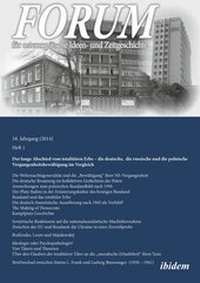 Abbildung von: CUP - Forum für osteuropäische Ideen- und Zeitgeschichte. 18. Jahrgang - ibidem