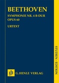 Cover: Ludwig van Beethoven - Symphonie Nr. 4 B-dur op. 60 - Henle, G&uuml;nter