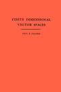 Cover: Finite Dimensional Vector Spaces - Princeton University Press