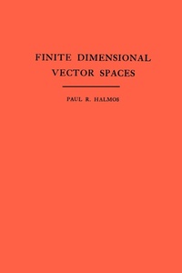 Enlarge image Cover: Finite Dimensional Vector Spaces - Princeton University Press