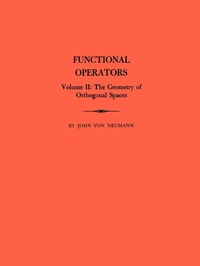 Abbildung von: Functional Operators, Volume 2 - Princeton University Press