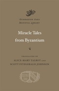 Cover: Miracle Tales from Byzantium - Harvard University Press