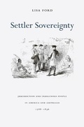 Cover: Settler Sovereignty - Harvard University Press