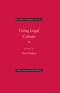 Cover: Using Legal Culture - Wildy, Simmonds and Hill Publishing