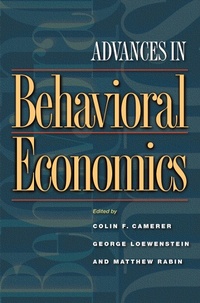 Enlarge image Cover: Advances in Behavioral Economics - Princeton University Press