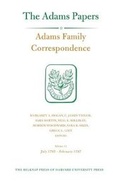 Cover: Adams Family Correspondence: Volume 11 - The Belknap Press