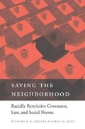 Cover: Saving the Neighborhood - Harvard University Press