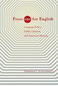 Cover: Press "ONE" for English - Princeton University Press