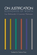 Cover: On Justification - Princeton University Press
