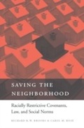 Cover: Saving the Neighborhood - Harvard University Press