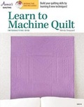 Cover: Learn to Machine Quilt with Interactive Class DVD - Annie's Attic