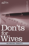 Cover: Don'ts for Wives - Cosimo Classics
