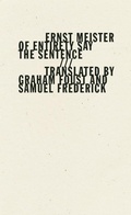 Cover: Of Entirety Say the Sentence - Wave Books