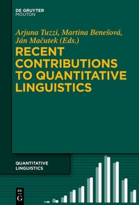 Abbildung von: Recent Contributions to Quantitative Linguistics - De Gruyter Mouton