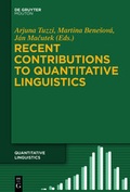 Cover: Recent Contributions to Quantitative Linguistics - De Gruyter Mouton