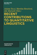 Cover: Recent Contributions to Quantitative Linguistics - De Gruyter Mouton