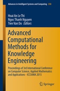 Cover: Advanced Computational Methods for Knowledge Engineering - Springer