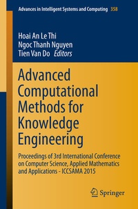 Enlarge image Cover: Advanced Computational Methods for Knowledge Engineering - Springer