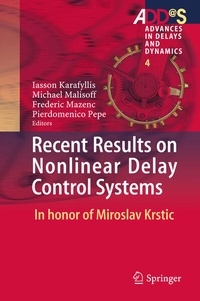 Enlarge image Cover: Recent Results on Nonlinear Delay Control Systems - Springer