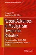 Cover: Recent Advances in Mechanism Design for Robotics - Springer
