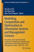 Cover: Modelling, Computation and Optimization in Information Systems and Management Sciences - Springer