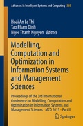 Cover: Modelling, Computation and Optimization in Information Systems and Management Sciences - Springer
