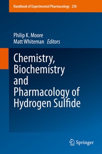 Abbildung von: Chemistry, Biochemistry and Pharmacology of Hydrogen Sulfide - Springer