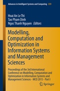 Cover: Modelling, Computation and Optimization in Information Systems and Management Sciences - Springer