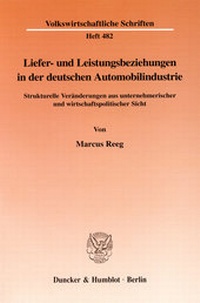 Abbildung von: Liefer- und Leistungsbeziehungen in der deutschen Automobilindustrie - fibre