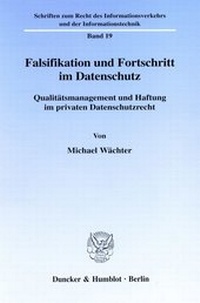 Abbildung von: Falsifikation und Fortschritt im Datenschutz - Duncker & Humblot