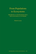 Cover: From Populations to Ecosystems - Princeton University Press