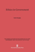 Cover: Ethics in Government - Harvard University Press