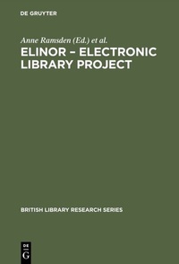 Abbildung von: ELINOR - Electronic Library Project - De Gruyter Saur