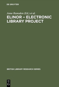 Abbildung von: ELINOR - Electronic Library Project - De Gruyter Saur