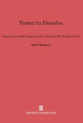 Bild: Power to Dissolve - Harvard University Press