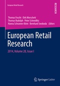 Cover: European Retail Research - Springer Gabler