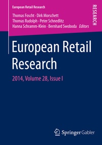 Enlarge image Cover: European Retail Research - Springer Gabler
