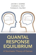 Cover: Quantal Response Equilibrium - Princeton University Press