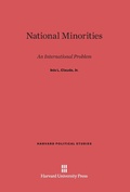 Cover: National Minorities - Harvard University Press