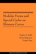 Cover: Modular Forms and Special Cycles on Shimura Curves - Princeton University Press