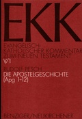 Cover: Die Apostelgeschichte, EKK V/1 - Vandenhoeck & Ruprecht