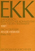 Cover: An die Hebr&auml;er, EKK XVII/1 - Vandenhoeck & Ruprecht