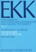 Cover: Der erste Brief an die Korinther, EKK VII/2 - Vandenhoeck & Ruprecht