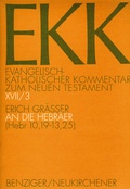Cover: An die Hebr&auml;er, EKK XVII/3 - Vandenhoeck & Ruprecht