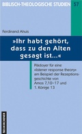 Cover: Ihr habt geh&ouml;rt, dass zu den Alten gesagt ist ... - Vandenhoeck & Ruprecht