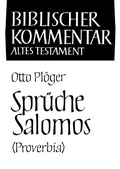 Cover: Spr&uuml;che Salomos (Proverbia) - Vandenhoeck & Ruprecht