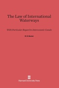 Cover: The Law of International Waterways - Harvard University Press